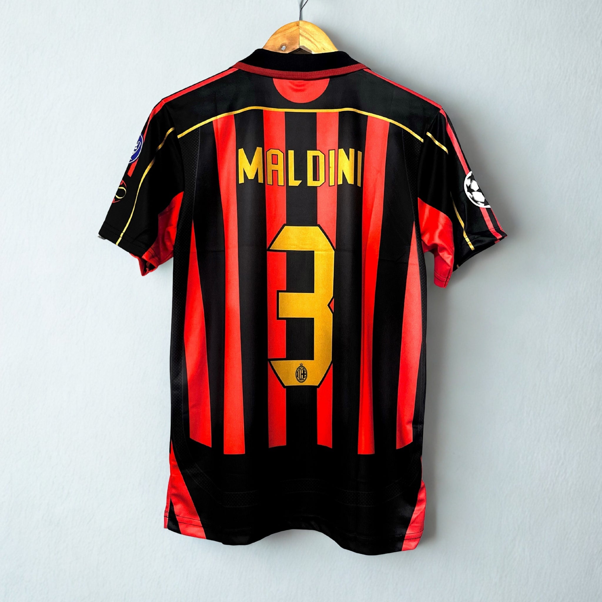 AC Milan 2008 - 2009 Embroidery with coller Jersey - Playfit