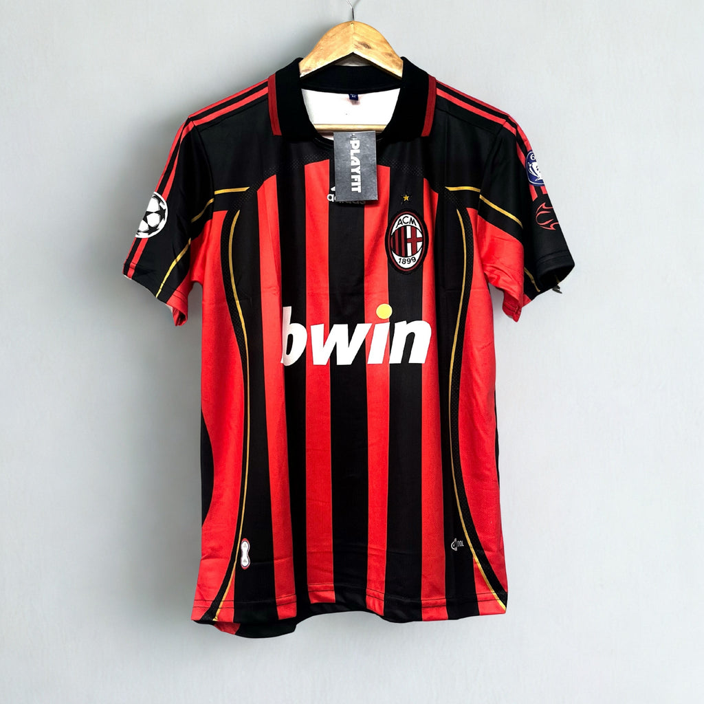 AC Milan 2008 - 2009 Embroidery with coller Jersey - Playfit