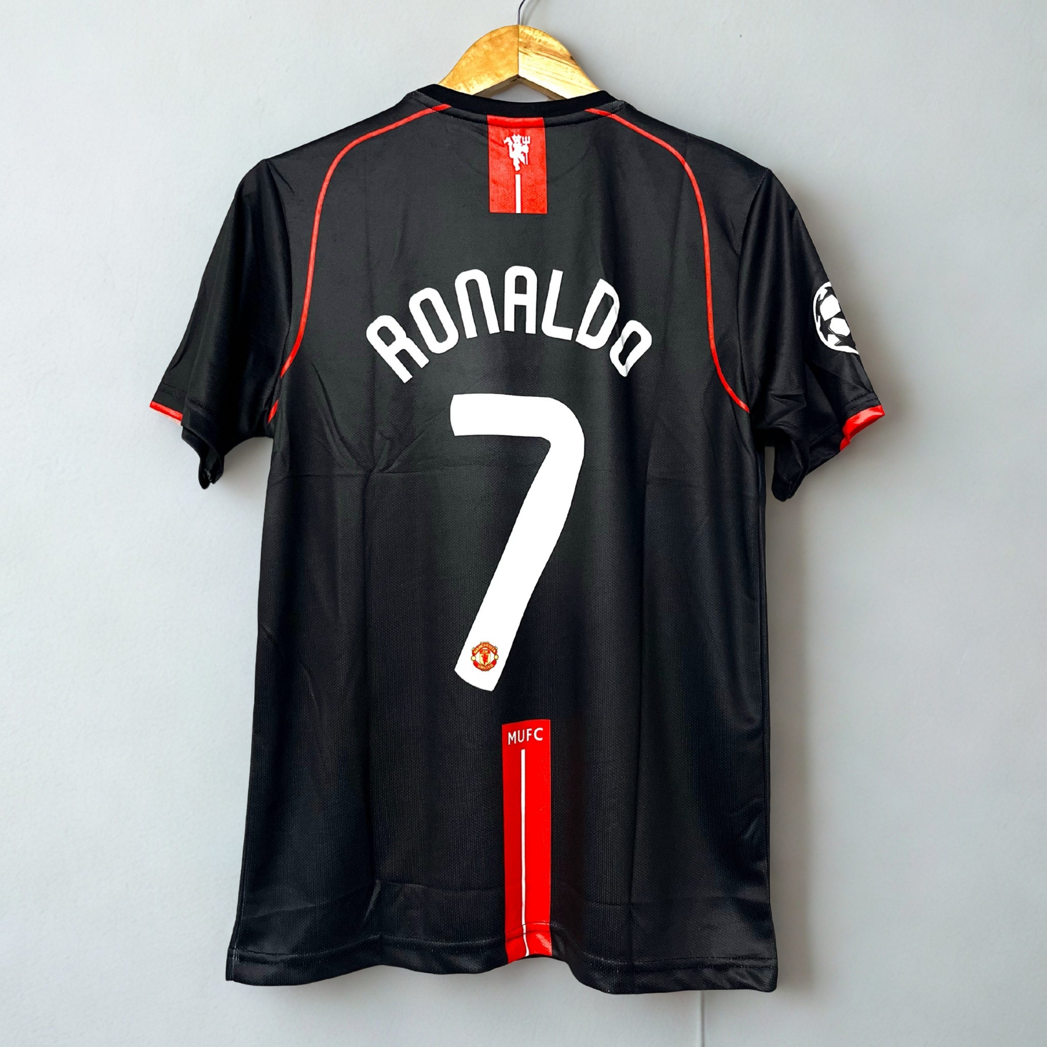 Embroidery Jersey Manchester United 2007 - 2008 - Playfit