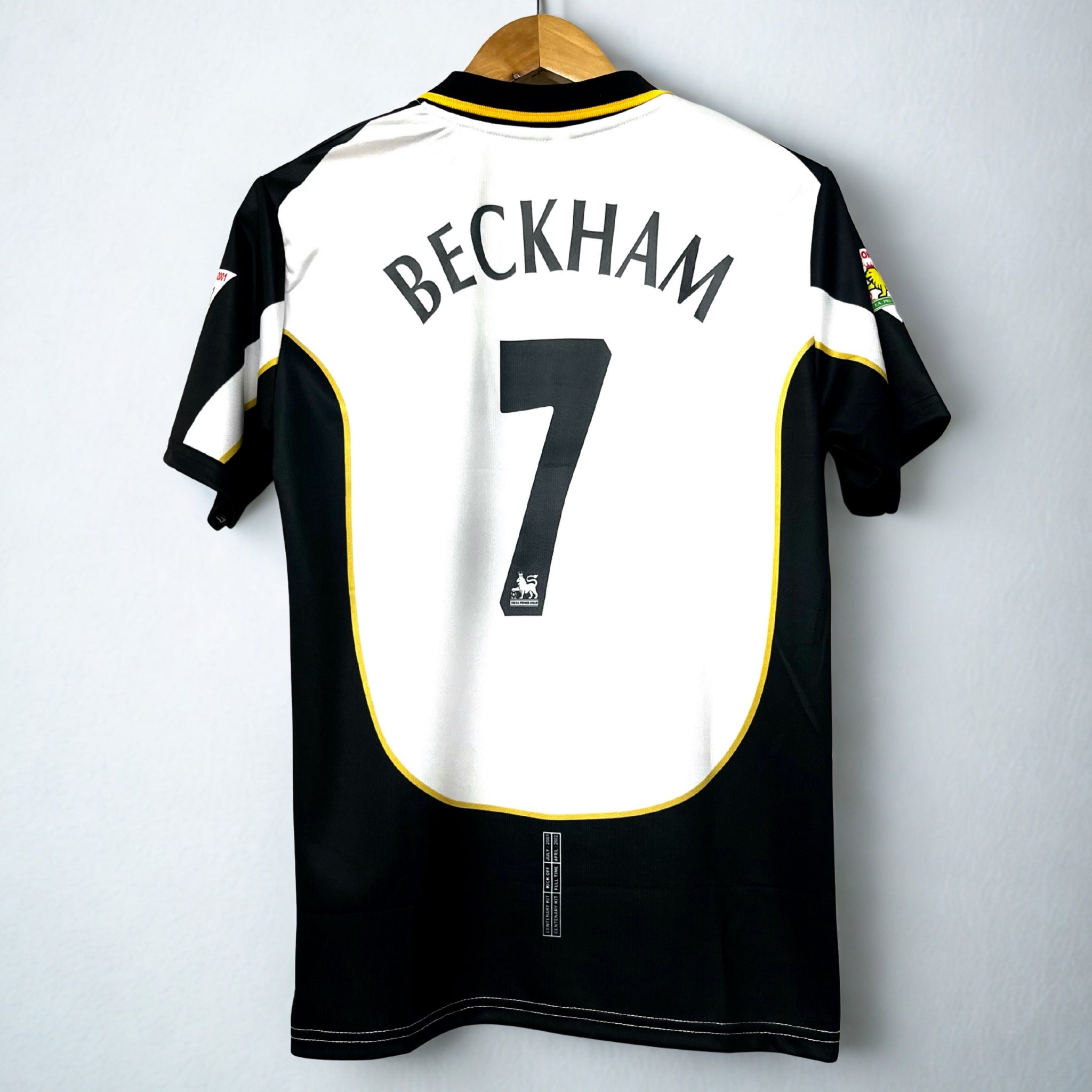 Manchester United 2001 - 2002 (Centenary Season) Sublimation Jersey With Coller - Playfit