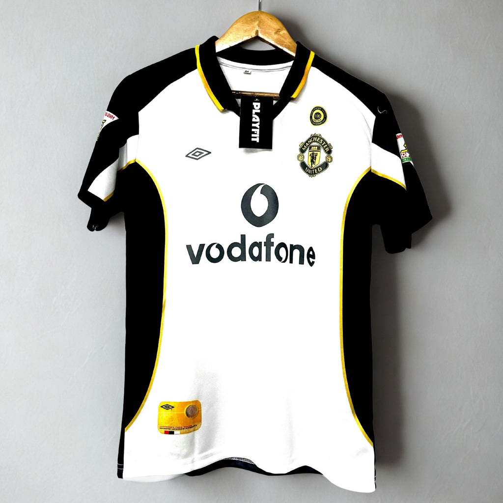 Manchester United 2001 - 2002 (Centenary Season) Sublimation Jersey With Coller - Playfit
