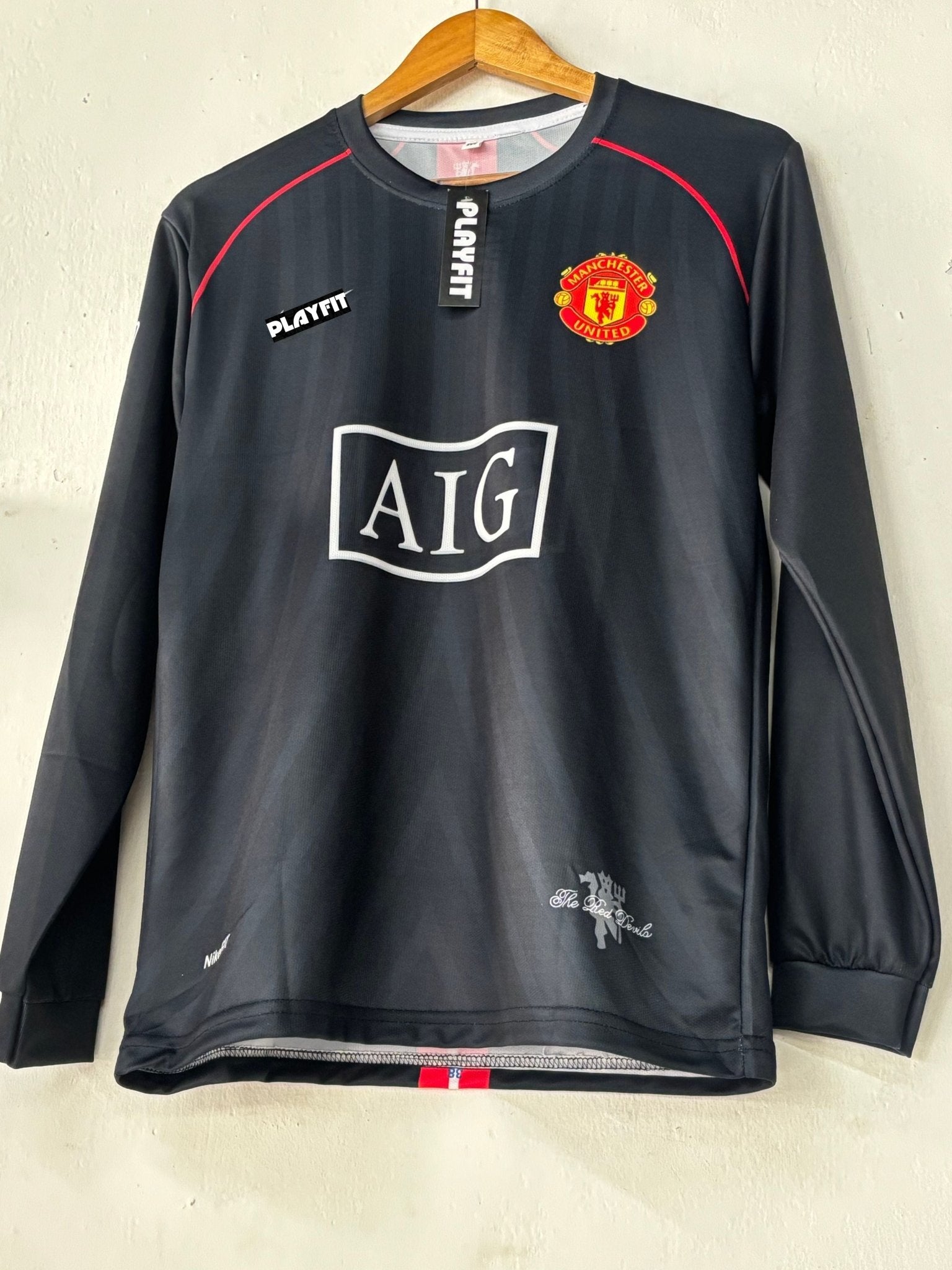 Manchester United 2007 - 08 Away Jersey - Playfit