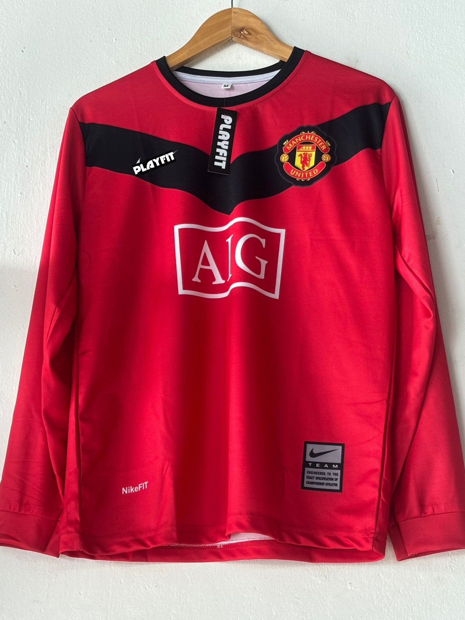 Manchester United 2009 - 10 Home Jersey - Playfit