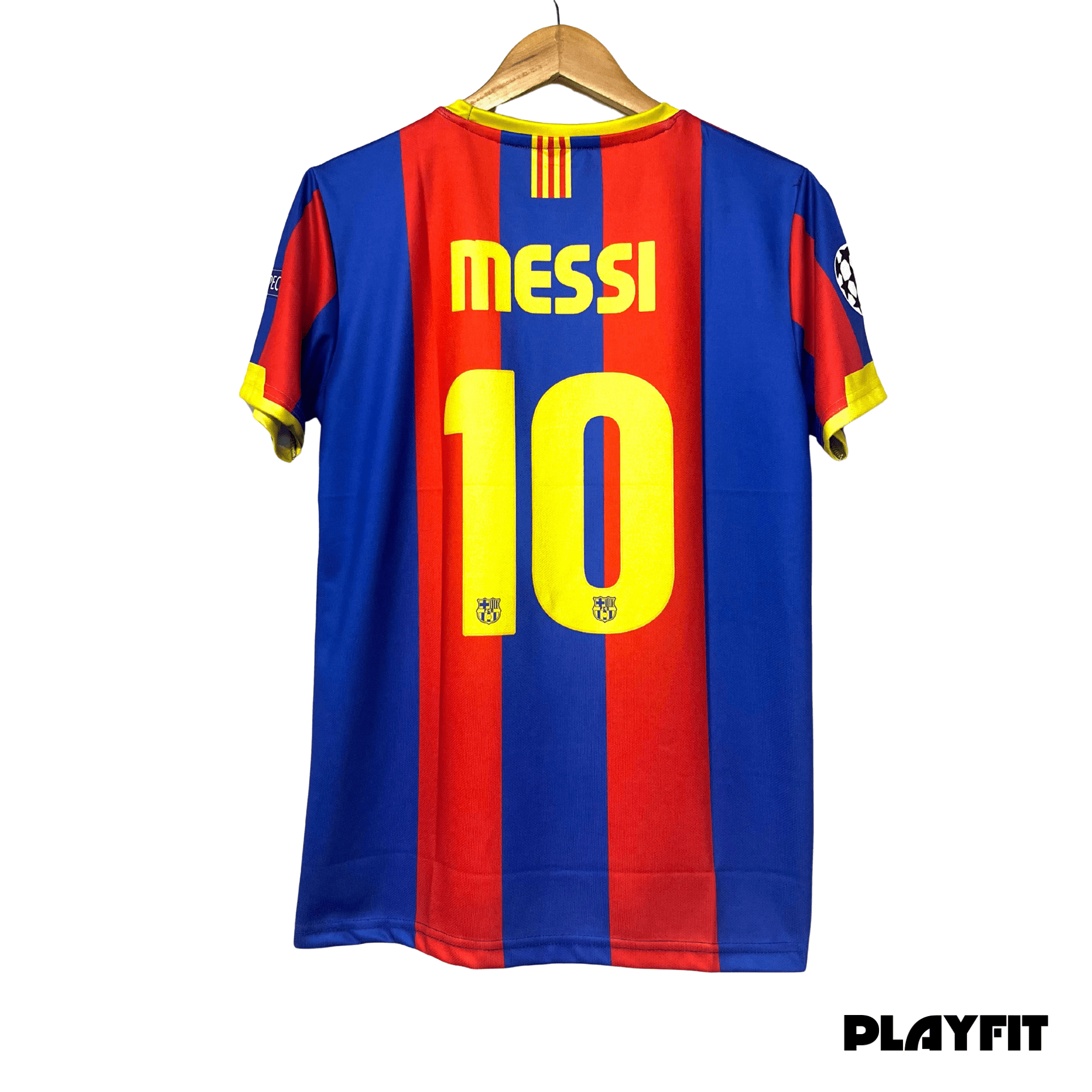 Short Sleeve Embroidery FC Barcelona 2016/17 Home Jersey – Retro Glory Returns 🇪🇸 - Playfit