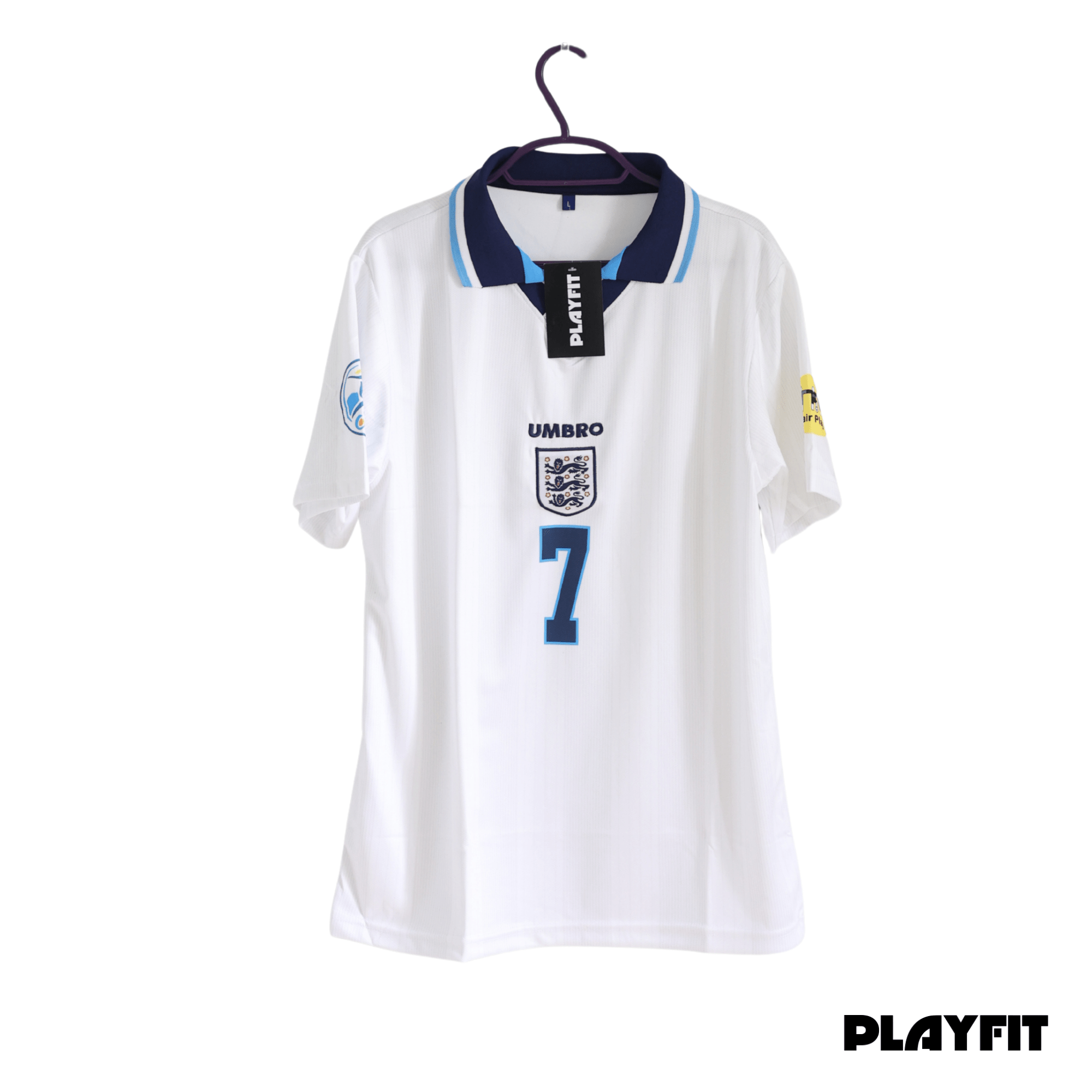 SHORT SLEEVE EMBROIDERY JERSY WITH COLLAR - Playfit