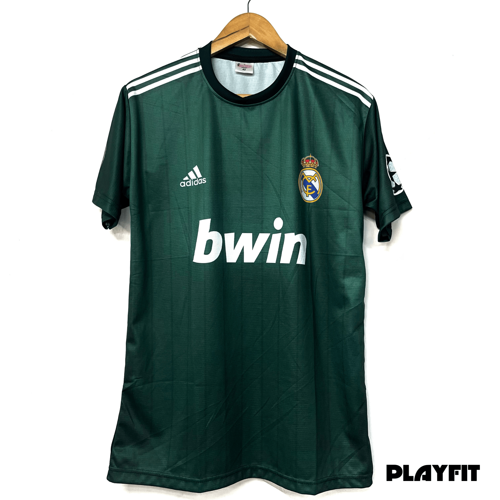 short sleeve sublimation Real Madrid 2012/13 Away Jersey - Retro Away Kit - Playfit
